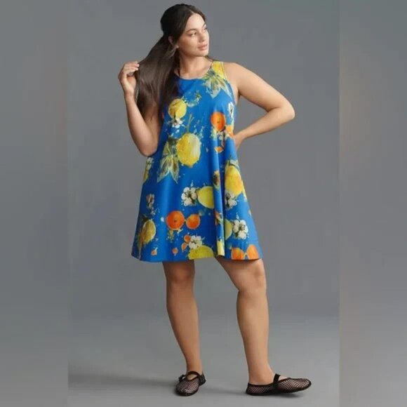 NWT Size 1X - Anthropologie The Keiko Mini Cotton Dress by Maeve (NWT US$ 168) - Picture 3 of 16